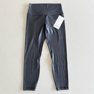 lululemon align 25” ribbed *shine